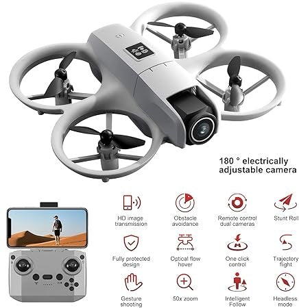 Optical Flow Dual‑Camera Drone ©