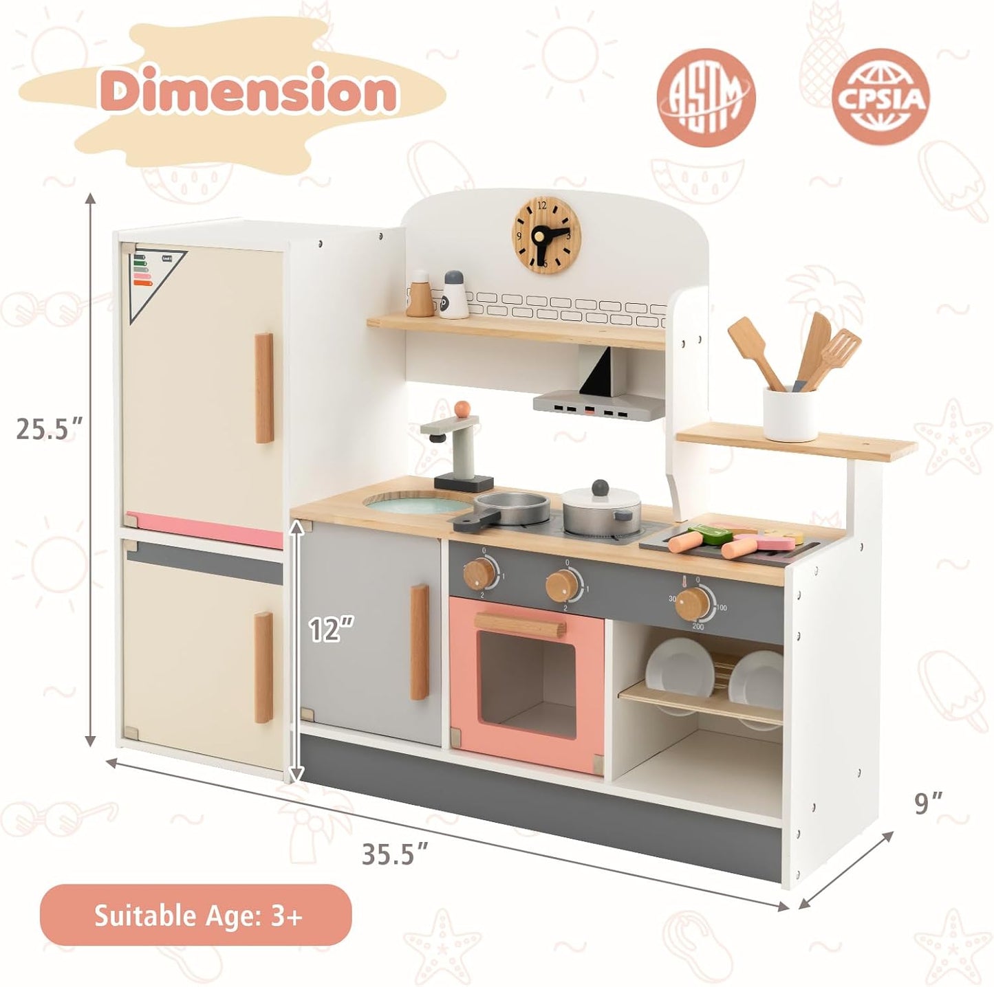 Refrigerator Kitchen C Playset ©