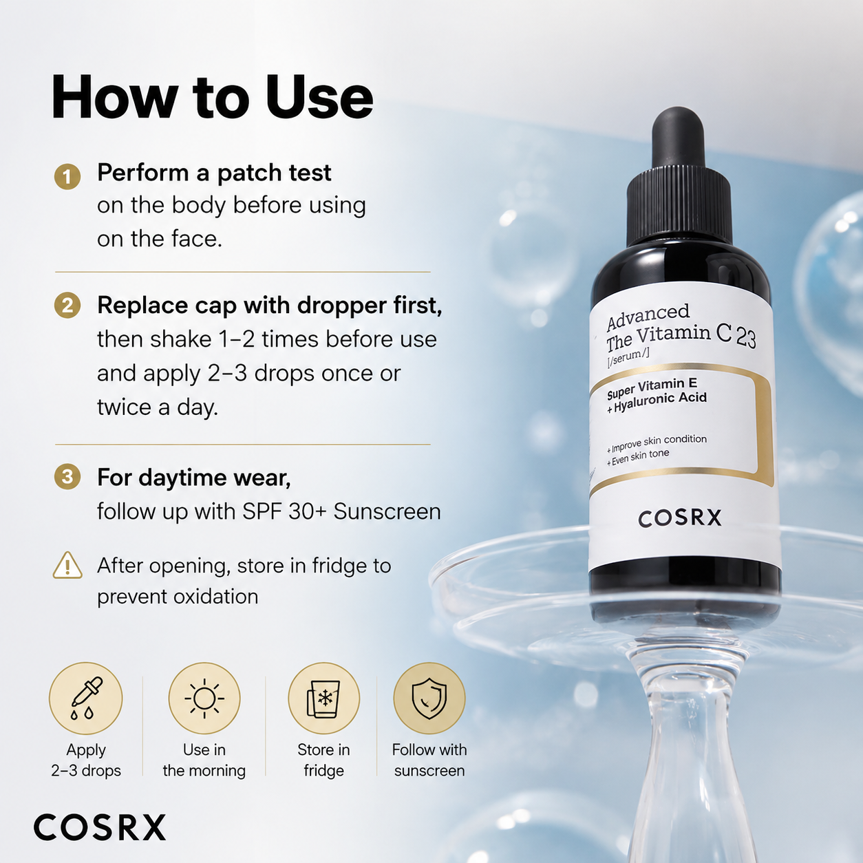 The Vitamin C 13 Serum with Super Vitamin E & Hyaluronic Acid – 20ml COSRX