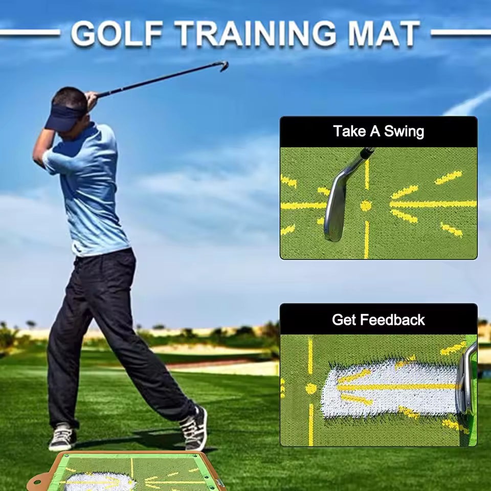 Golf Training Mat for Swing Path