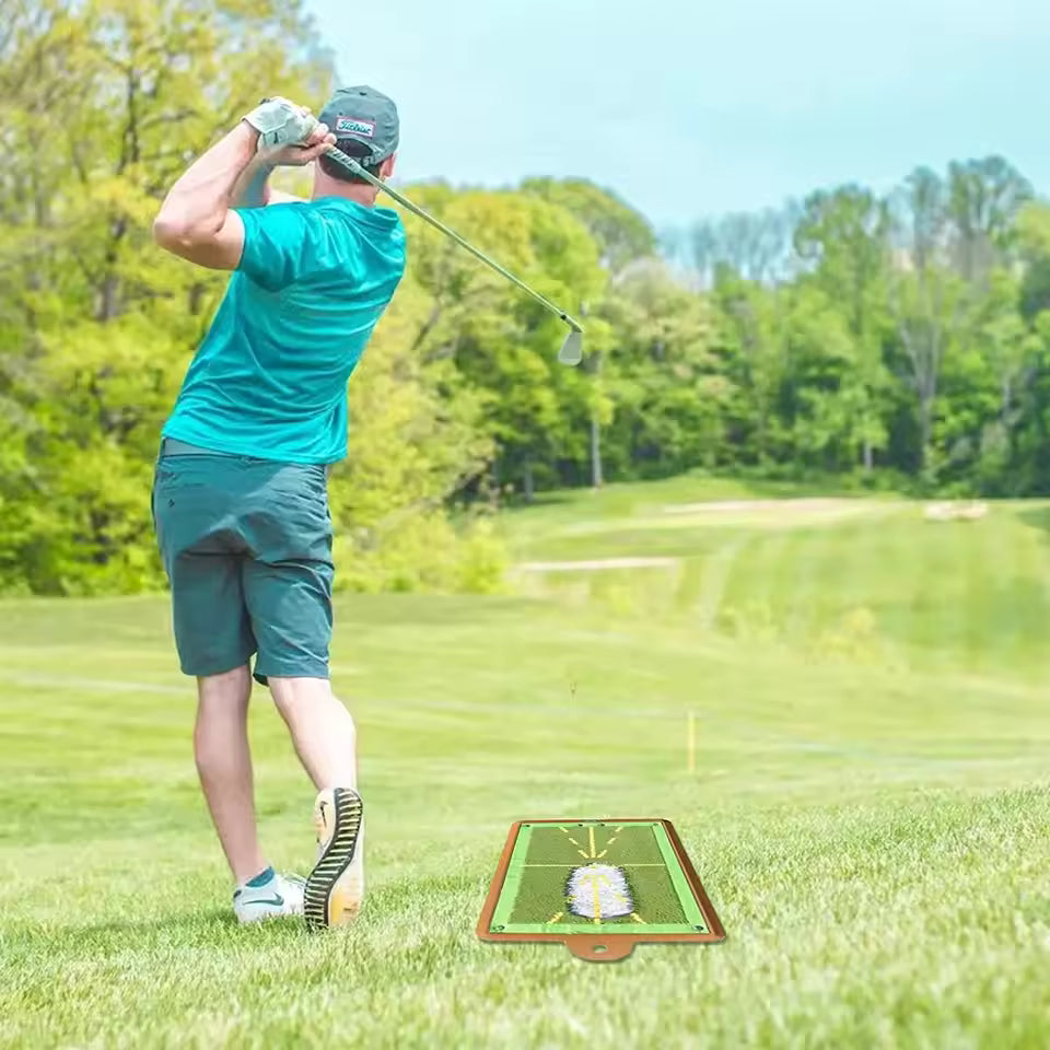 Golf Training Mat for Swing Path