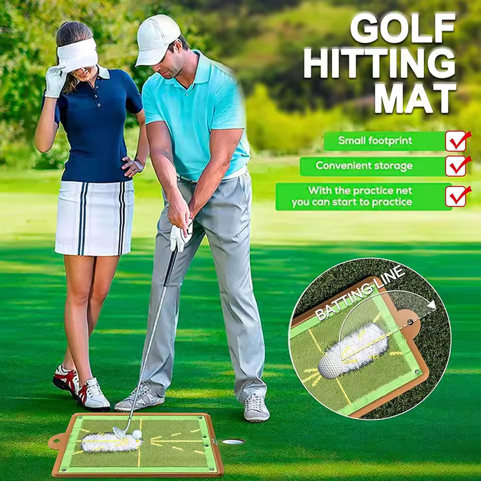 Golf Training Mat for Swing Path