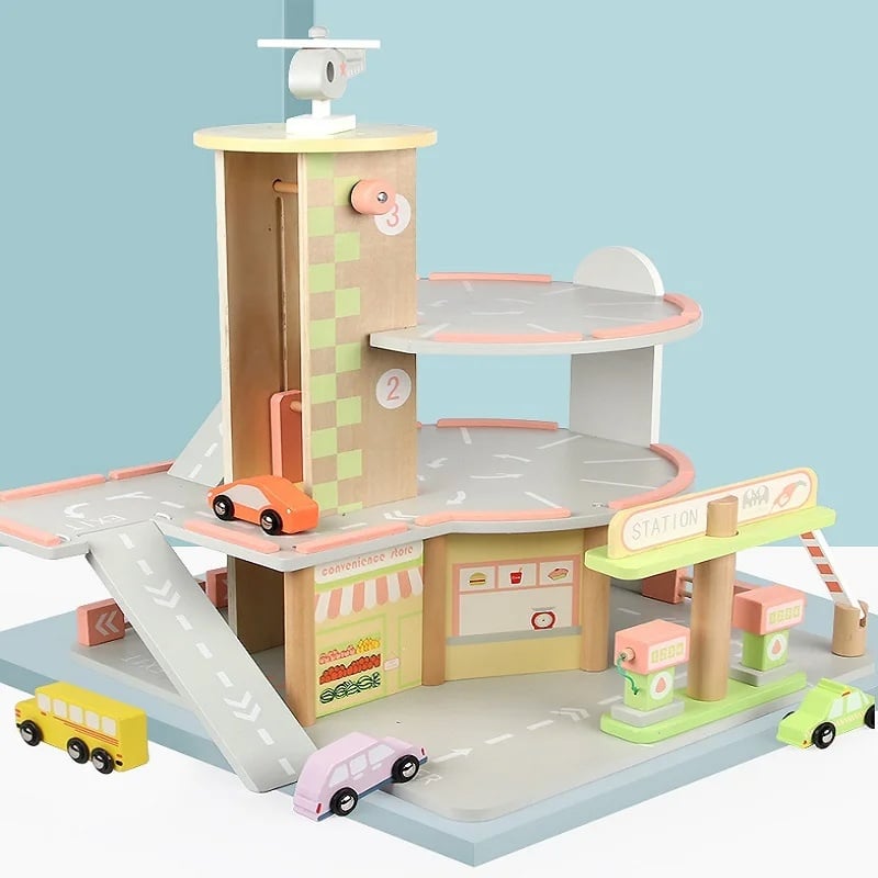 Parking Lot Playset for Kids ©
