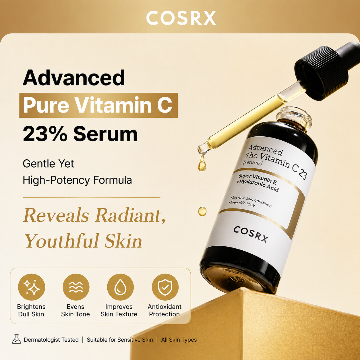 The Vitamin C 13 Serum with Super Vitamin E & Hyaluronic Acid – 20ml COSRX