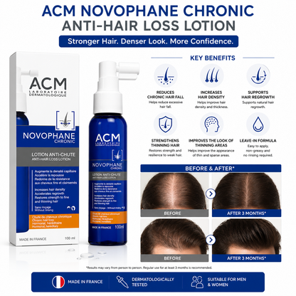 ACM Novophane Chronic Anti-Hair Loss Lotion 100ml – Hair Density & Thinning Hair Care