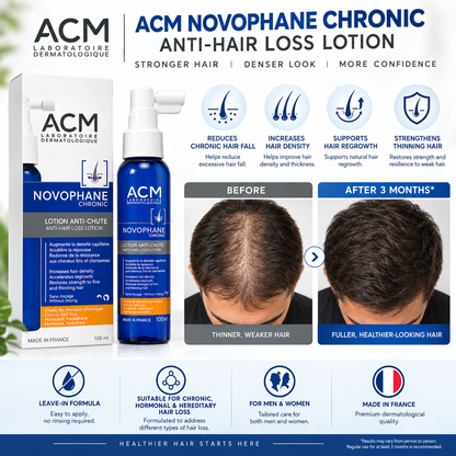 ACM Novophane Chronic Anti-Hair Loss Lotion 100ml – Hair Density & Thinning Hair Care