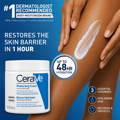 CeraVe Moisturising Cream – Dry & Very Dry Skin | Hydrating Skin Care
