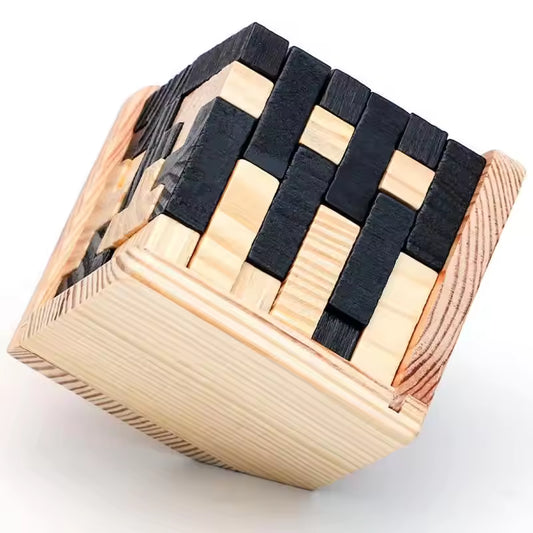 Creative 3D Puzzle Luban Interlocking Wooden Toy Early Educational Toys Puzzles