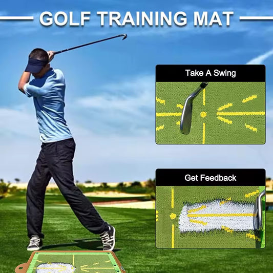 Golf Training Mat for Swing Path