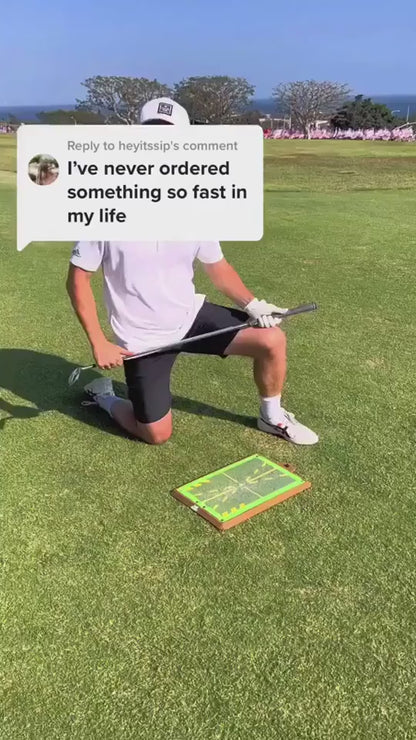 Golf Training Mat for Swing Path